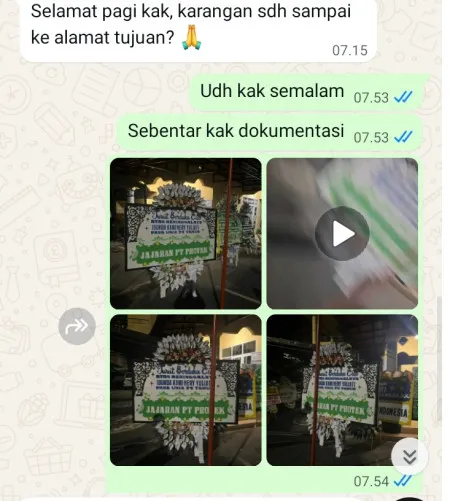 Pengiriman Papan Bunga Selamat Garden Wedding Jakarta
